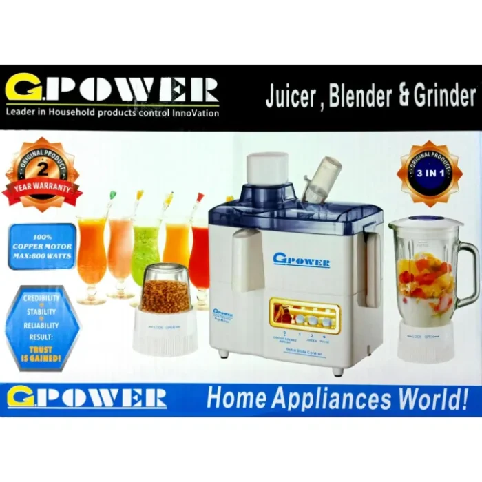 GPower GP-708 3 In 1 Juicer, Blender